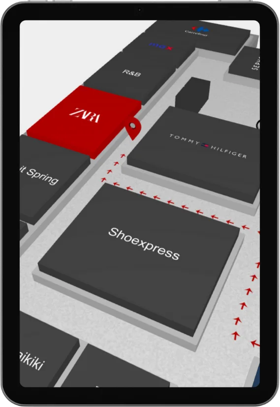 indoor wayfinding on tablets