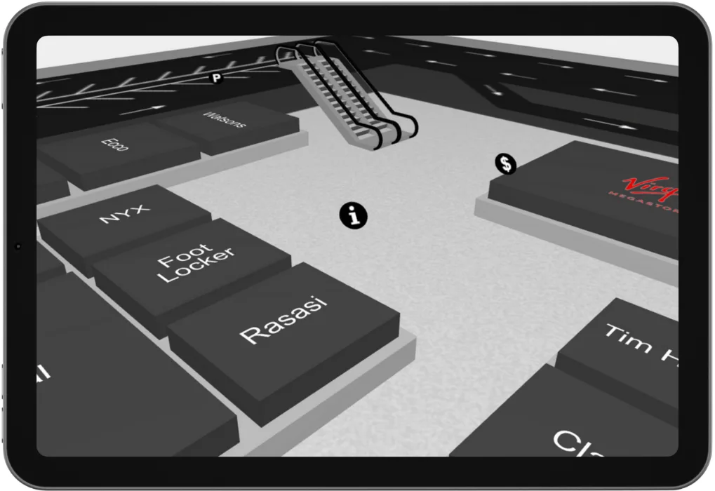 indoor wayfinding on tablets